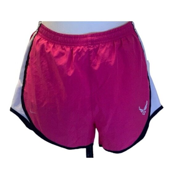Nike Womens Activewear Running Dri Fit Tempo Shorts Size S Drawstring Pink White - Picture 1 of 16